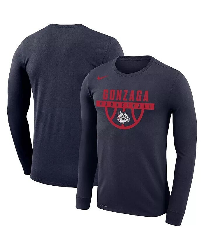 Мужская темно-синяя баскетбольная футболка Gonzaga Bulldogs Drop Legend с длинным рукавом Nike
Мужская темно-синяя баскетбольная футболка Gonzaga Bulldogs Drop Legend с длинным рукавом Nike