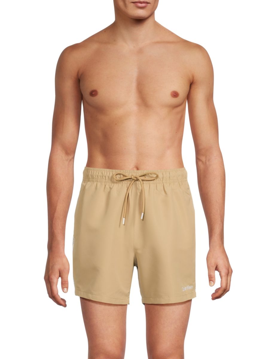 Плавки с логотипом Calvin Klein, хаки
Плавки с логотипом Calvin Klein, хаки