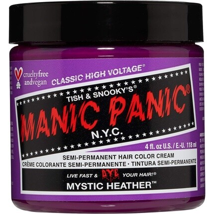 Классическая кремовая формула высокого напряжения Mystic Heather 118 мл, Manic Panic
Классическая кремовая формула высокого напряжения Mystic Heather 118 мл, Manic Panic