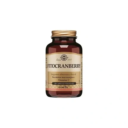 Фитокранберри 60 растительных капсул - диетическая добавка Solgar
Фитокранберри 60 растительных капсул - диетическая добавка Solgar