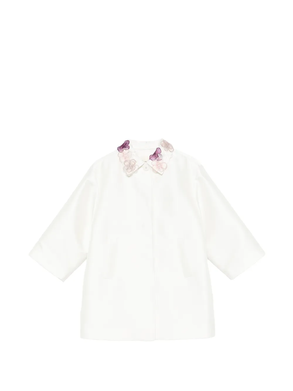 Пальто с цветочными аппликациями Simonetta, бежевый
Пальто с цветочными аппликациями Simonetta, бежевый