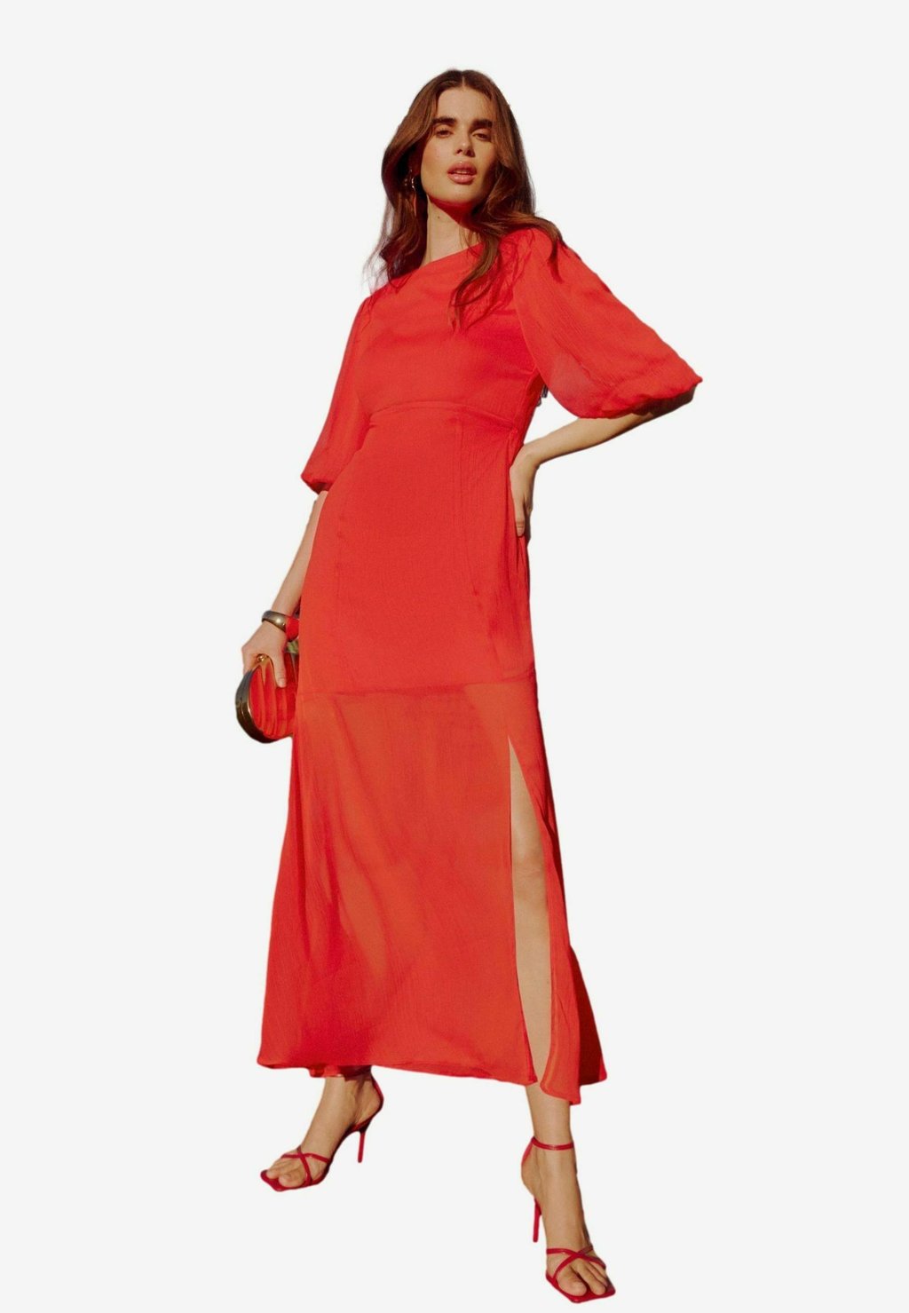 Платье макси REGULAR FIT - PUFF SLEEVE Friends Like These, красный 
Платье макси REGULAR FIT - PUFF SLEEVE Friends Like These, красный