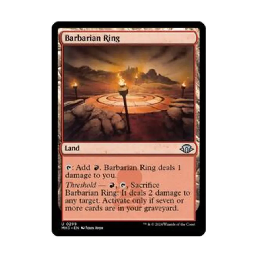 CCG Кольцо варвара (U), MTG - Modern Horizons 3
CCG Кольцо варвара (U), MTG - Modern Horizons 3