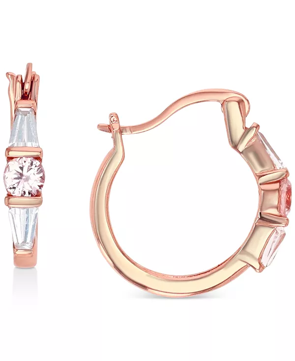 Маленькие серьги-кольца с кубическим цирконием из стерлингового серебра с покрытием из розового золота 14 карат, 0,55 дюйма Macy'S, white
Маленькие серьги-кольца с кубическим цирконием из стерлингового серебра с покрытием из розового золота 14 карат, 0,55 дюйма Macy'S, white