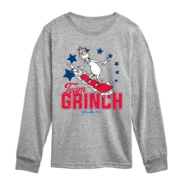 Футболка с длинным рукавом Dr Seuss Grinch для мальчиков 8-20 Licensed Character, Athletic Heather
Футболка с длинным рукавом Dr Seuss Grinch для мальчиков 8-20 Licensed Character, Athletic Heather