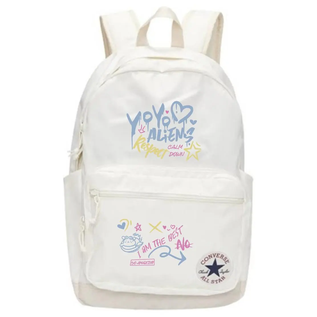 Converse Полиэстеровый рюкзак обычный унисекс белый, Multicolor Letter Graffiti
Converse Полиэстеровый рюкзак обычный унисекс белый, Multicolor Letter Graffiti