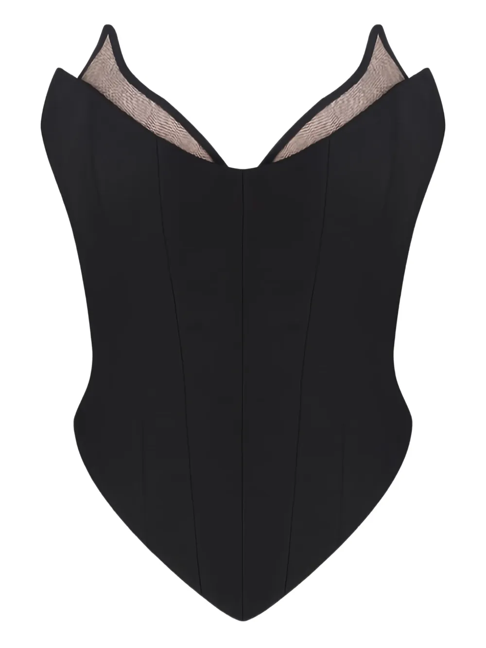 Топ с вырезом в форме сердца Nuè, черный
Топ с вырезом в форме сердца Nuè, черный