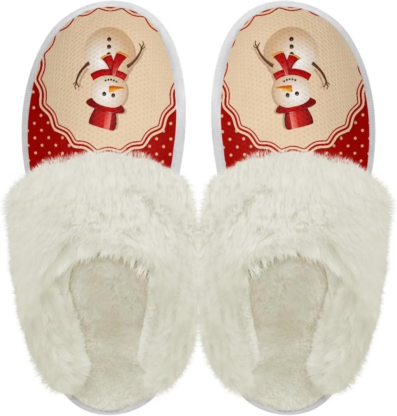 Хлопковые тапочки PJHEQOXE с пушистыми краями, домашние тапочки для дома и улицы, хлопковые тапочки унисекс, Snowman
Хлопковые тапочки PJHEQOXE с пушистыми краями, домашние тапочки для дома и улицы, хлопковые тапочки унисекс, Snowman