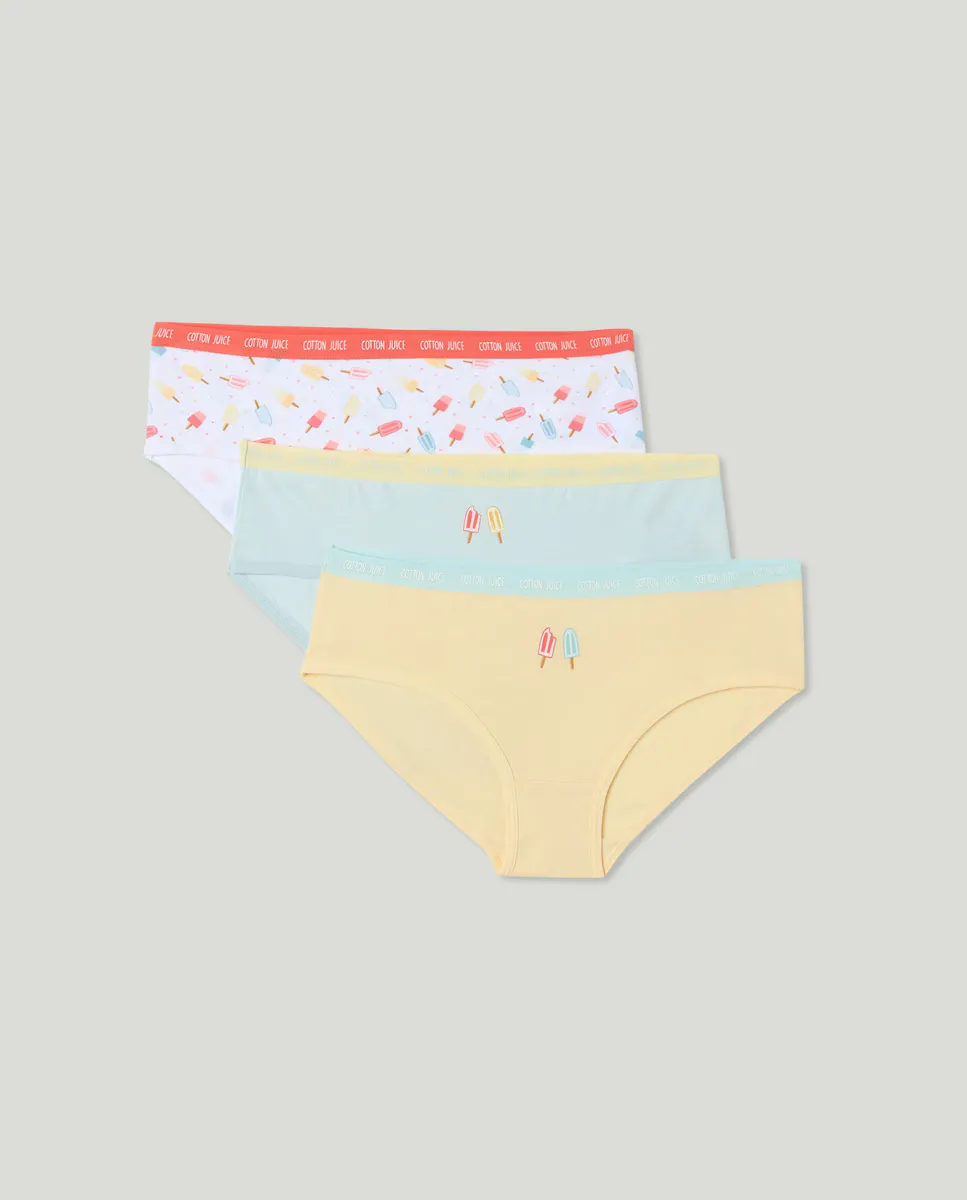 Упаковка из трех женских трусиков Cotton Juice, мультиколор
Упаковка из трех женских трусиков Cotton Juice, мультиколор