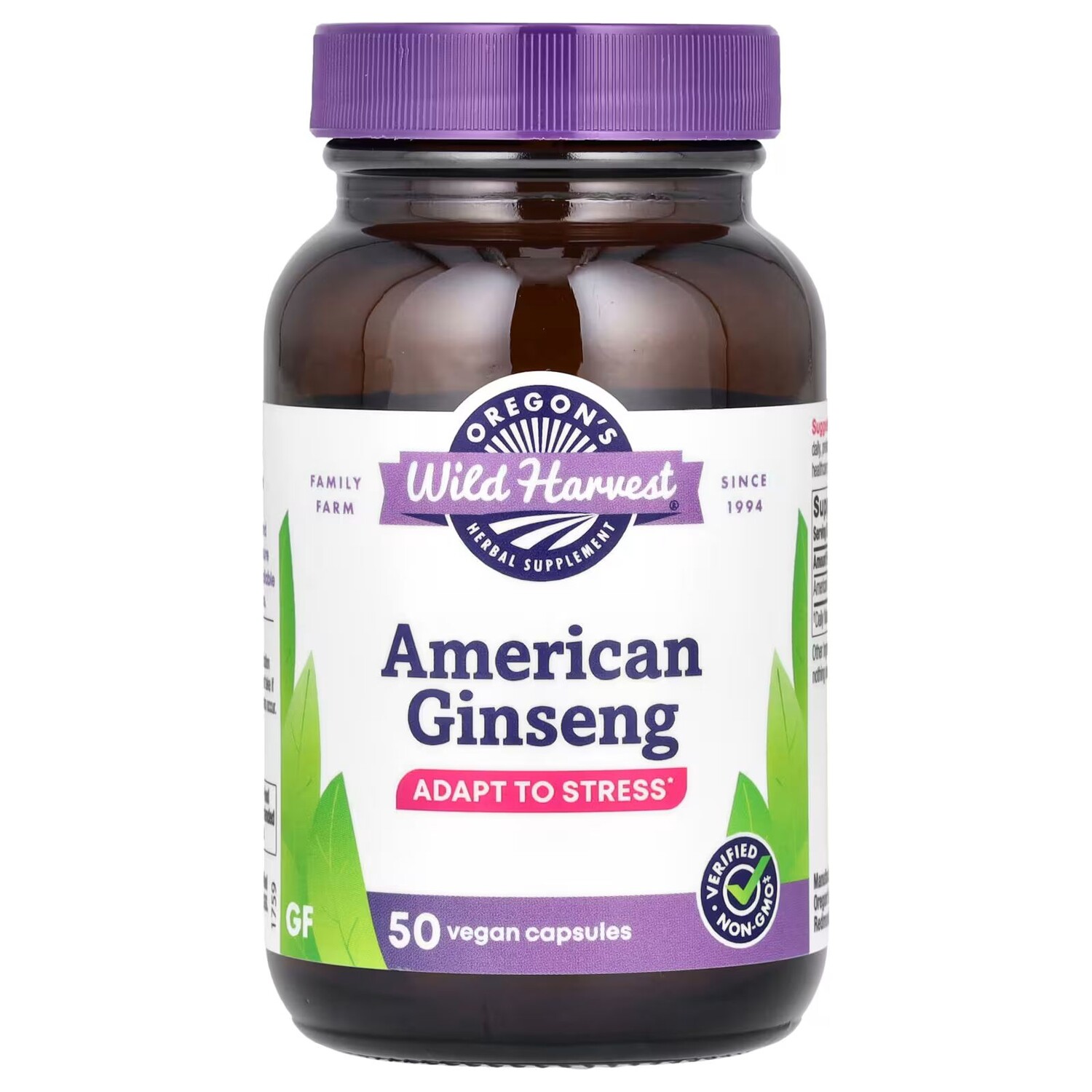 Американский женьшень, 50 веганских капсул Oregon'S Wild Harvest
Американский женьшень, 50 веганских капсул Oregon'S Wild Harvest
