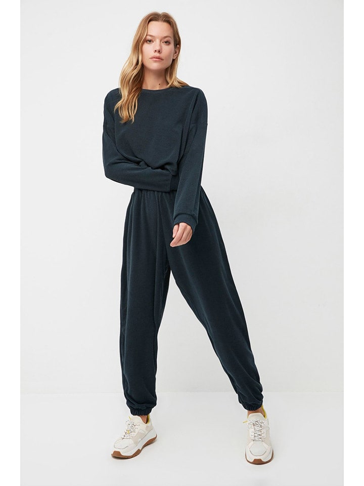 Толстовка trendyol, темно-синий
Толстовка trendyol, темно-синий