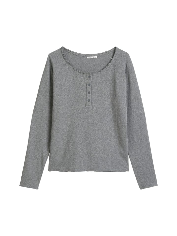 Marc O'Polo DENIM Футболка с длинным рукавом Serafino свободного кроя, выполненная в меланжевом цвете "асфальт"
Marc O'Polo DENIM Футболка с длинным рукавом Serafino свободного кроя, выполненная в меланжевом цвете "асфальт"