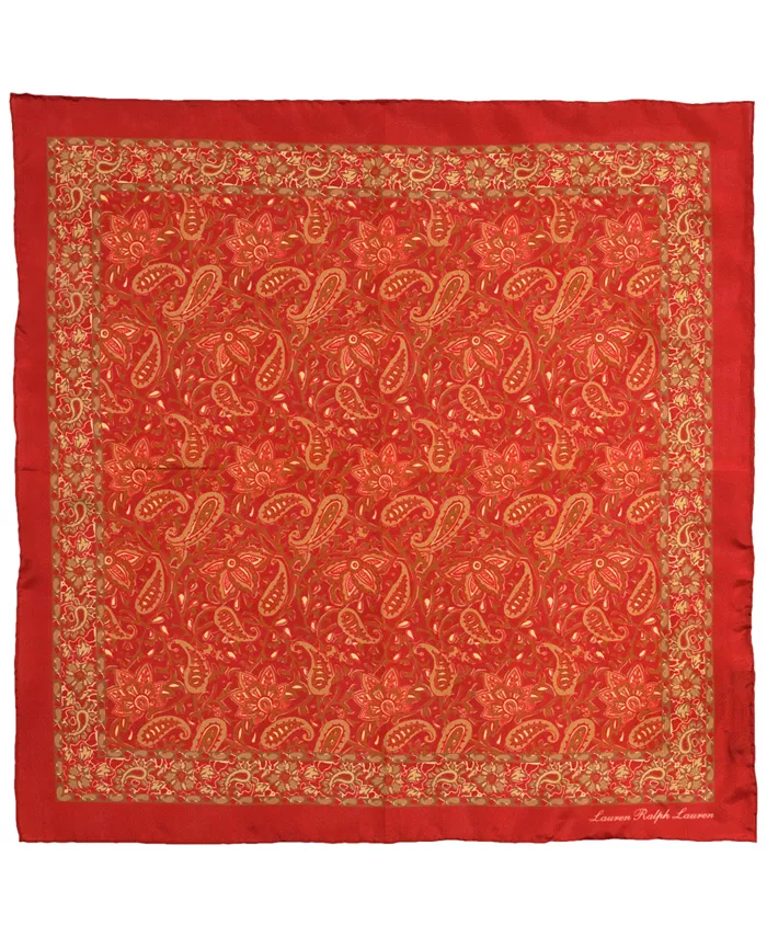Квадратный шарф с узором пейсли Lauren Ralph Lauren, оранжевый
Квадратный шарф с узором пейсли Lauren Ralph Lauren, оранжевый