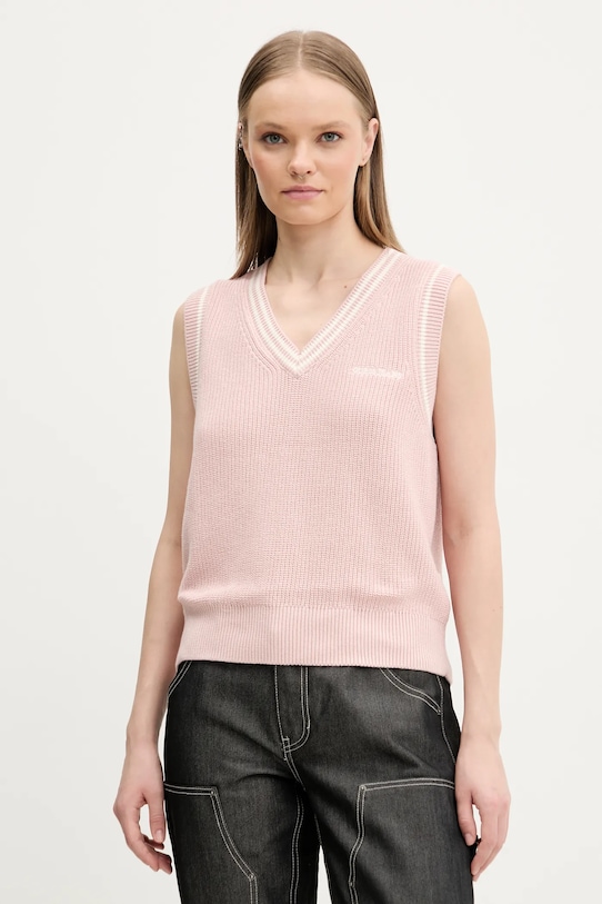 Хлопковая жилетка Guess Jeans, розовый
Хлопковая жилетка Guess Jeans, розовый