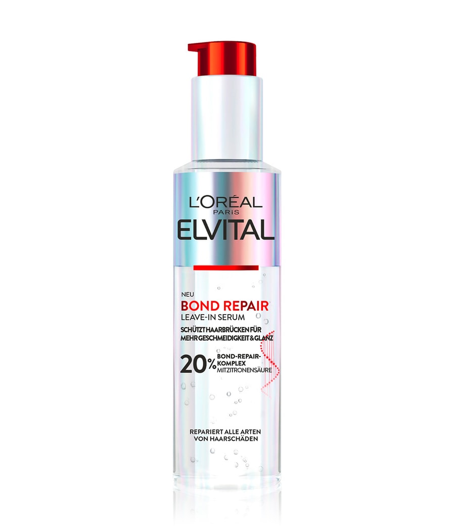 Сыворотка для волос L'Oréal Paris Elvital Bond Repair Leave-In Serum, 150 ml
Сыворотка для волос L'Oréal Paris Elvital Bond Repair Leave-In Serum, 150 ml