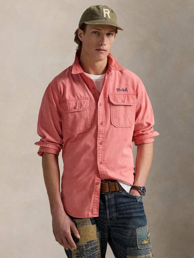 Хлопковая рубашка поло Regular Fit Ralph Lauren, Newbarn Nantucketred
Хлопковая рубашка поло Regular Fit Ralph Lauren, Newbarn Nantucketred