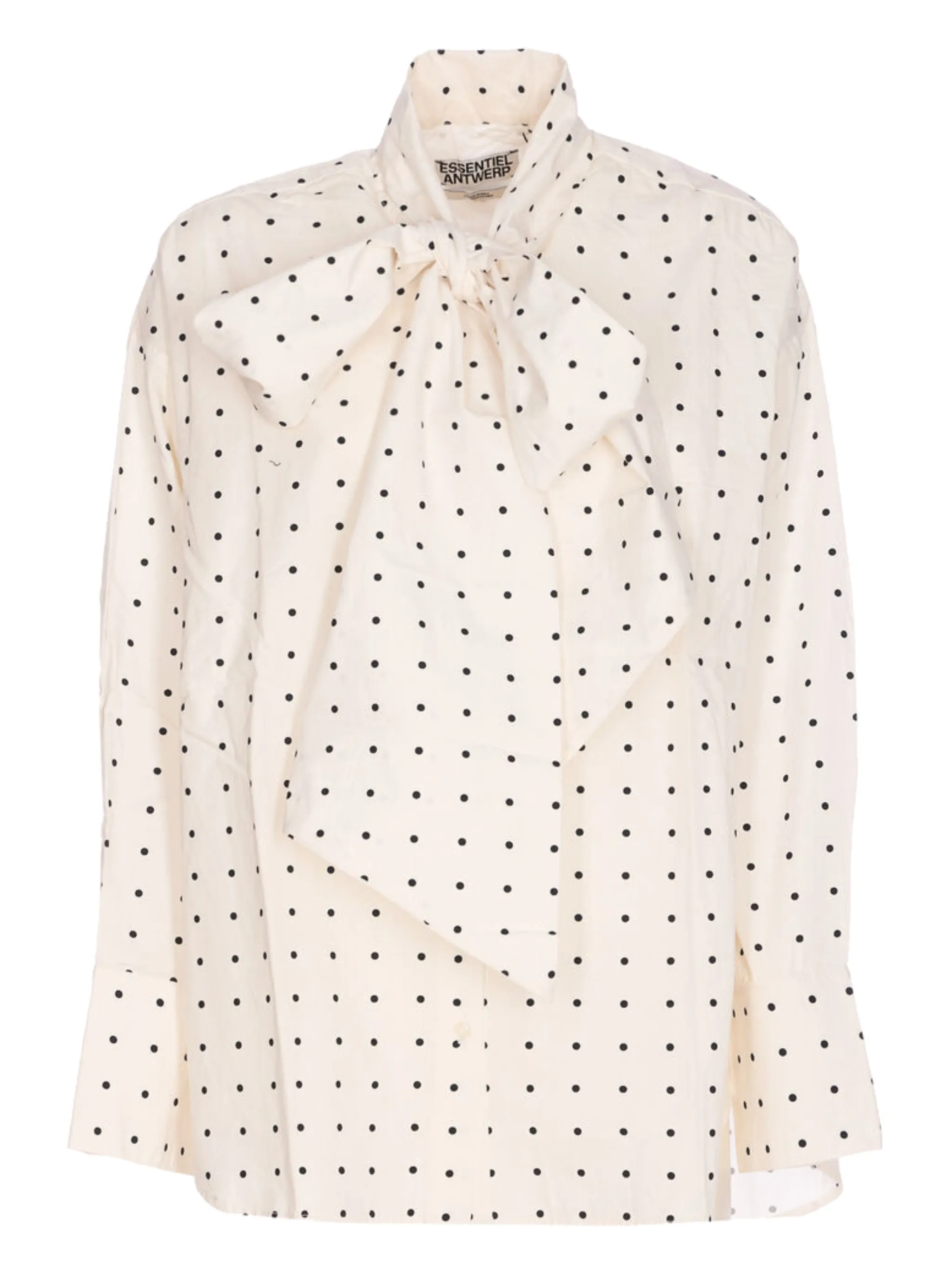 Блузка в горох с бантом Essentiel Antwerp, белый
Блузка в горох с бантом Essentiel Antwerp, белый