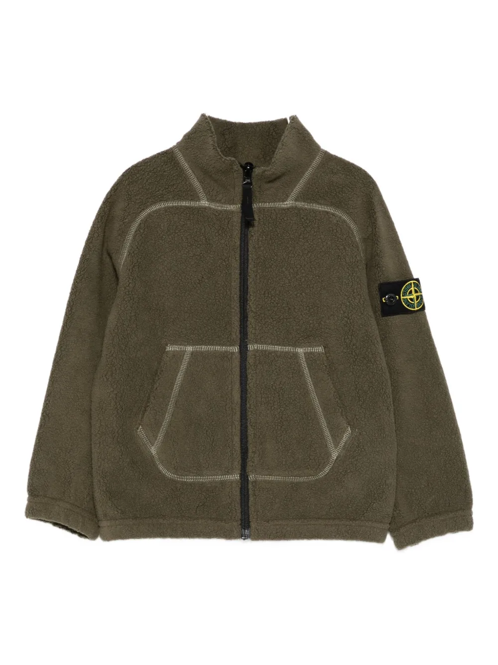 Толстовка на молнии Stone Island Junior, зеленый
Толстовка на молнии Stone Island Junior, зеленый