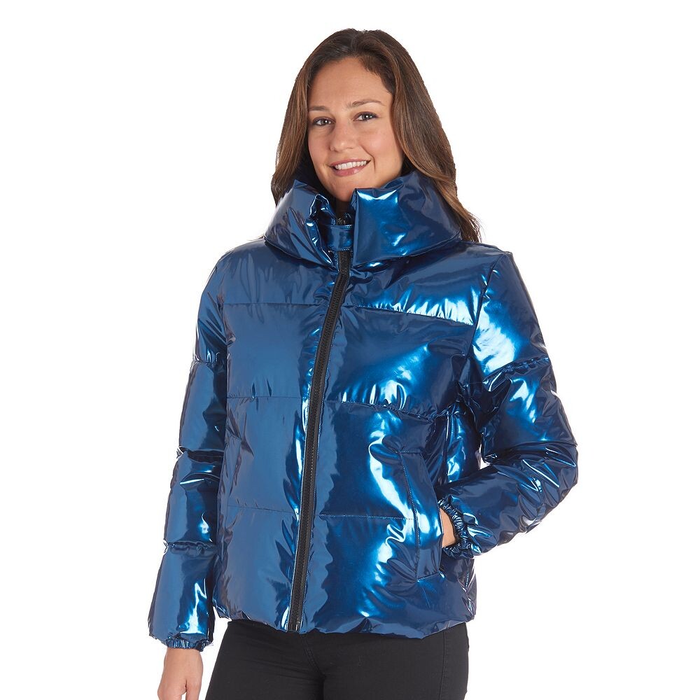 Женский блестящий пуховик Fleet Street, синий
Женский блестящий пуховик Fleet Street, синий