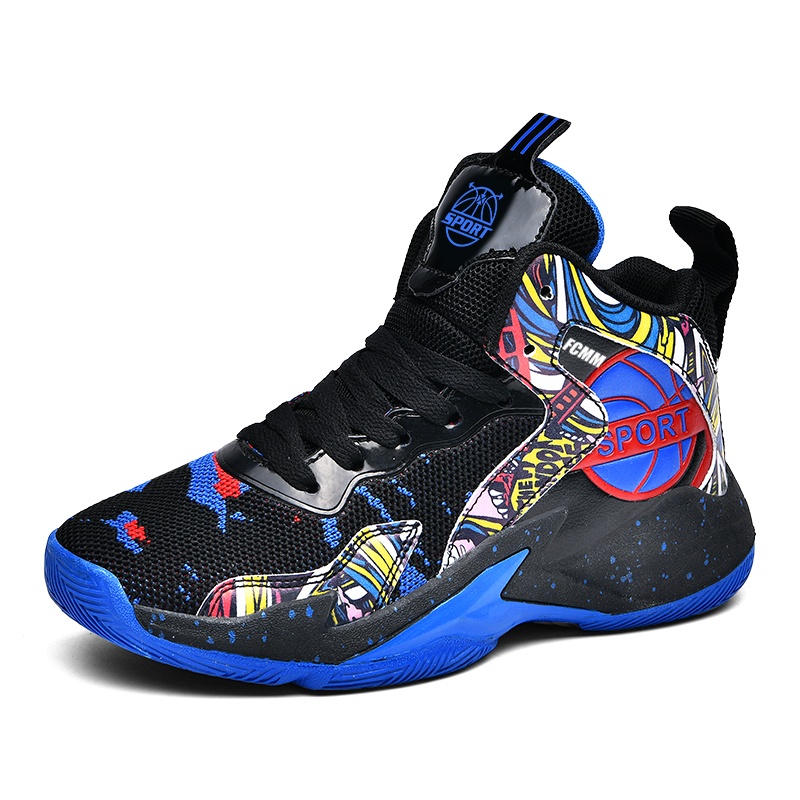 Баскетбольные кроссовки с амортизацией, дышащие, износостойкие, детские FCMM, черный/синий
Баскетбольные кроссовки с амортизацией, дышащие, износостойкие, детские FCMM, черный/синий