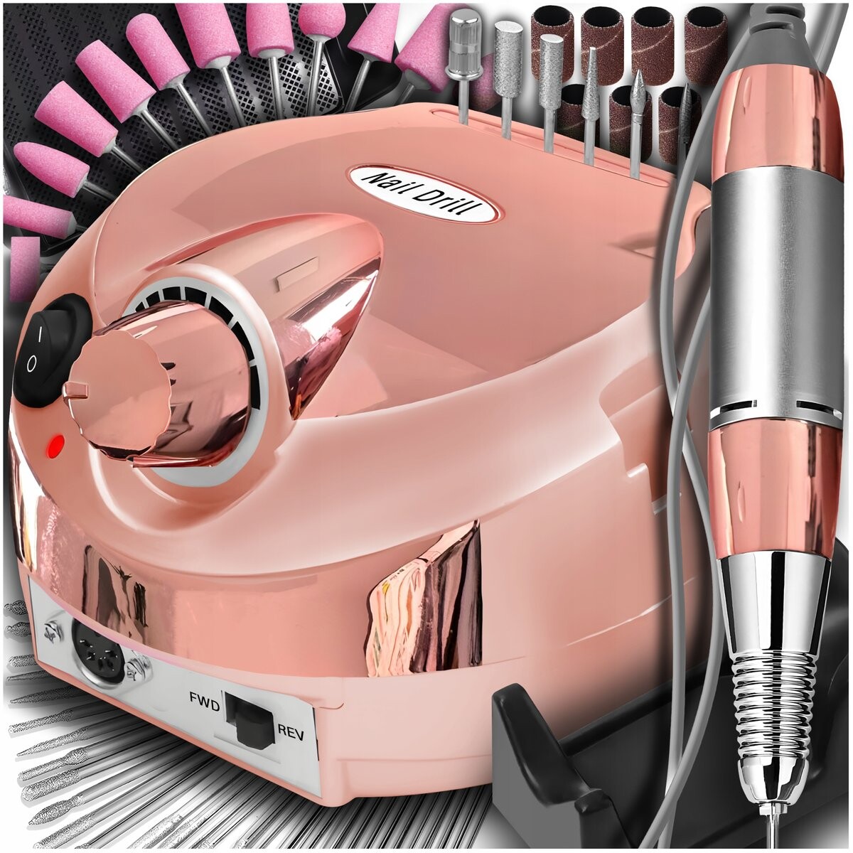 Дрель для ногтей, маникюра, педикюра, 65 Вт, профессиональная, мощная, кусачки NETBUY
Дрель для ногтей, маникюра, педикюра, 65 Вт, профессиональная, мощная, кусачки NETBUY