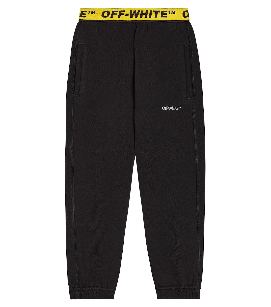 Спортивные брюки из хлопкового джерси с логотипом Off-White Kids, черный
Спортивные брюки из хлопкового джерси с логотипом Off-White Kids, черный