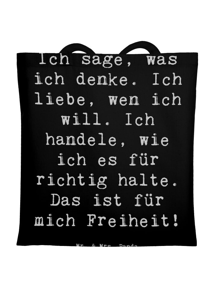 Сумка для переноски Mr & Mrs Panda Freiheit Leben, черный
Сумка для переноски Mr & Mrs Panda Freiheit Leben, черный