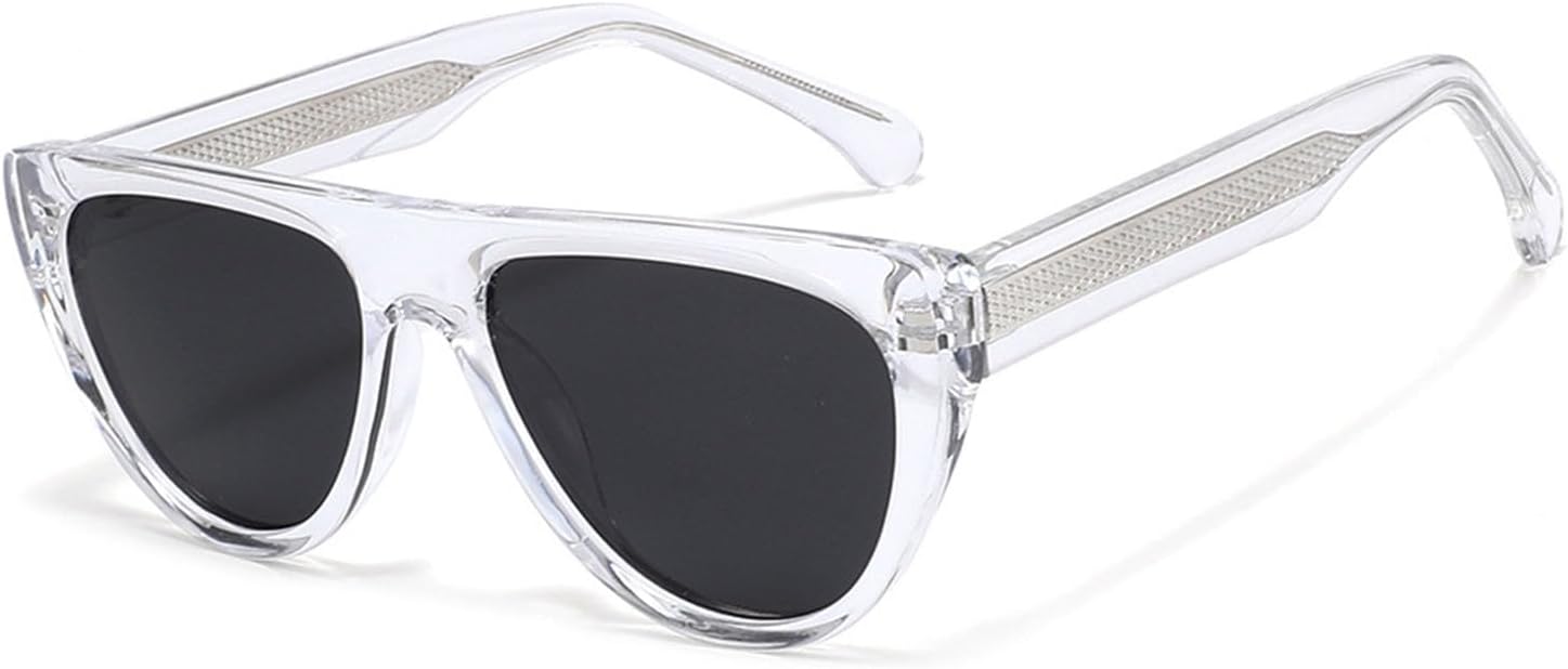 Поляризованные квадратные солнцезащитные очки TR90 для женщин - ретро-оправа с плоским верхом, защита UV400, подходят для вождения, рыбалки и использования в прозрачном помещении Bubmari, And Transparent.
Поляризованные квадратные солнцезащитные очки TR90 для женщин - ретро-оправа с плоским верхом, защита UV400, подходят для вождения, рыбалки и использования в прозрачном помещении Bubmari, And Transparent.