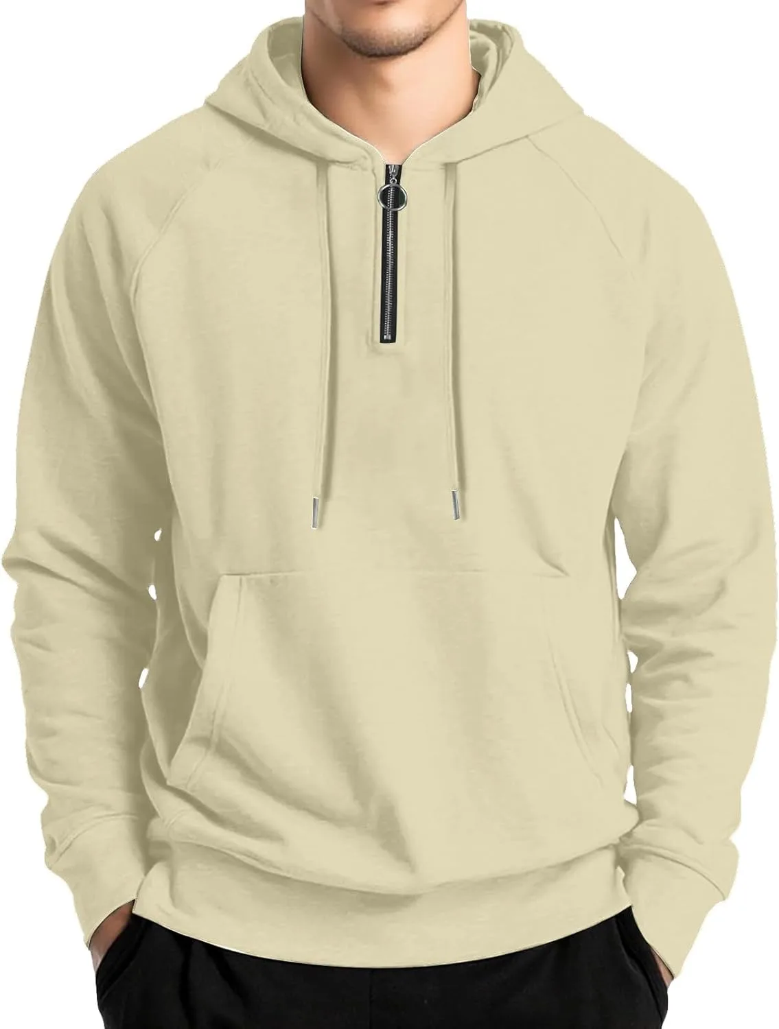 Толстовка с капюшоном Quarter Zip Pullover, однотонная, с длинным рукавом
Толстовка с капюшоном Quarter Zip Pullover, однотонная, с длинным рукавом
