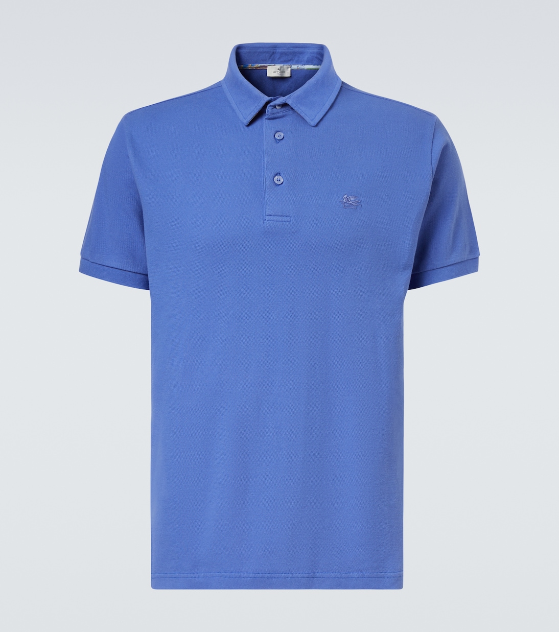 Хлопковая пике-поло Pegaso Etro, синий 
Хлопковая пике-поло Pegaso Etro, синий