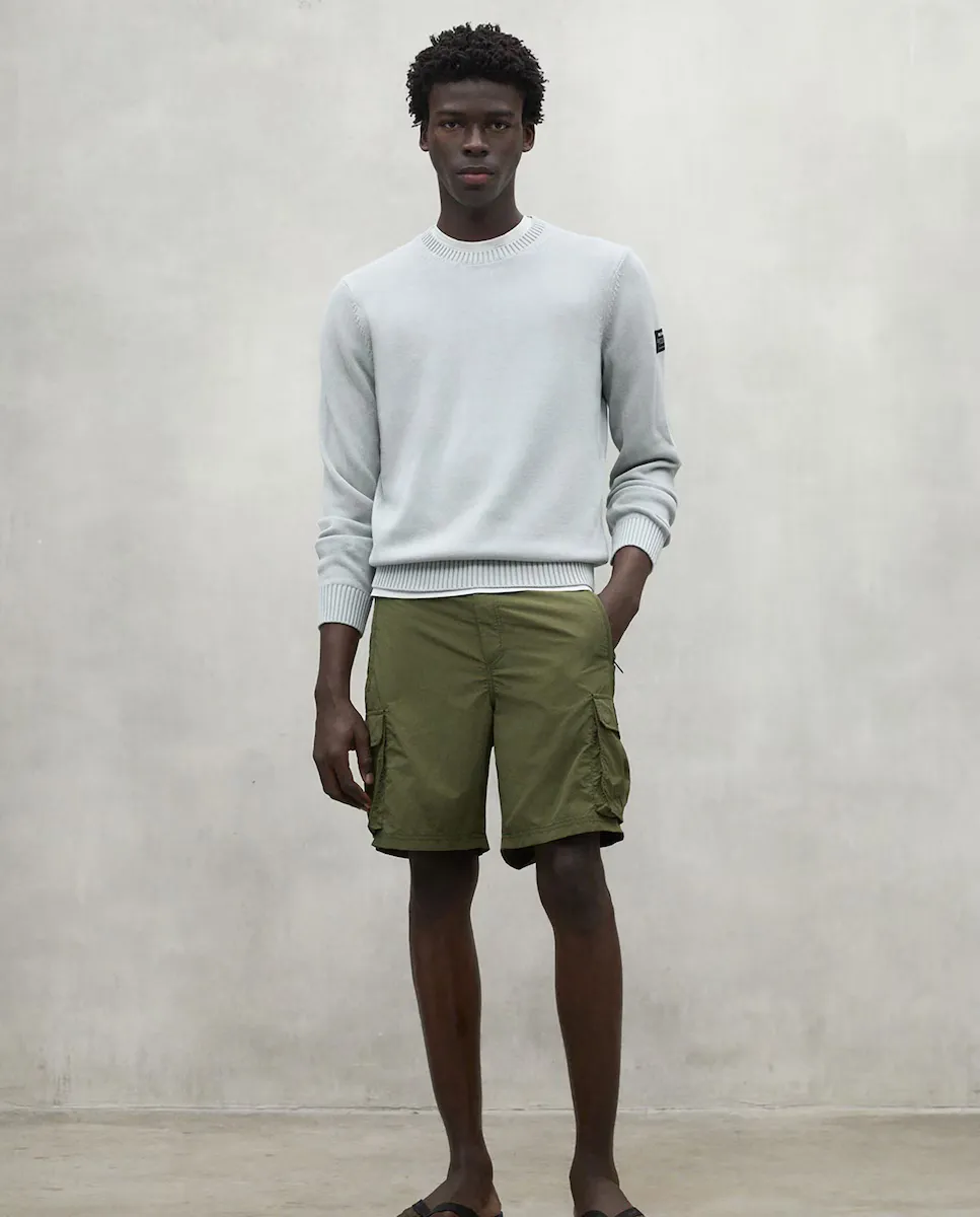 Мужские шорты-карго с застежкой на пуговицу и молнию Ecoalf, зеленый
Мужские шорты-карго с застежкой на пуговицу и молнию Ecoalf, зеленый