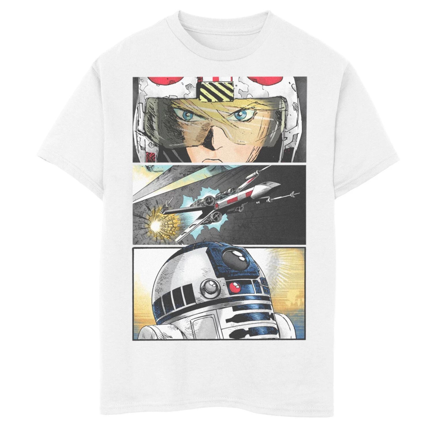 Футболка Disney's Star Wars для мальчиков 8–20 лет с комиксами в жанре боевика Disney
Футболка Disney's Star Wars для мальчиков 8–20 лет с комиксами в жанре боевика Disney