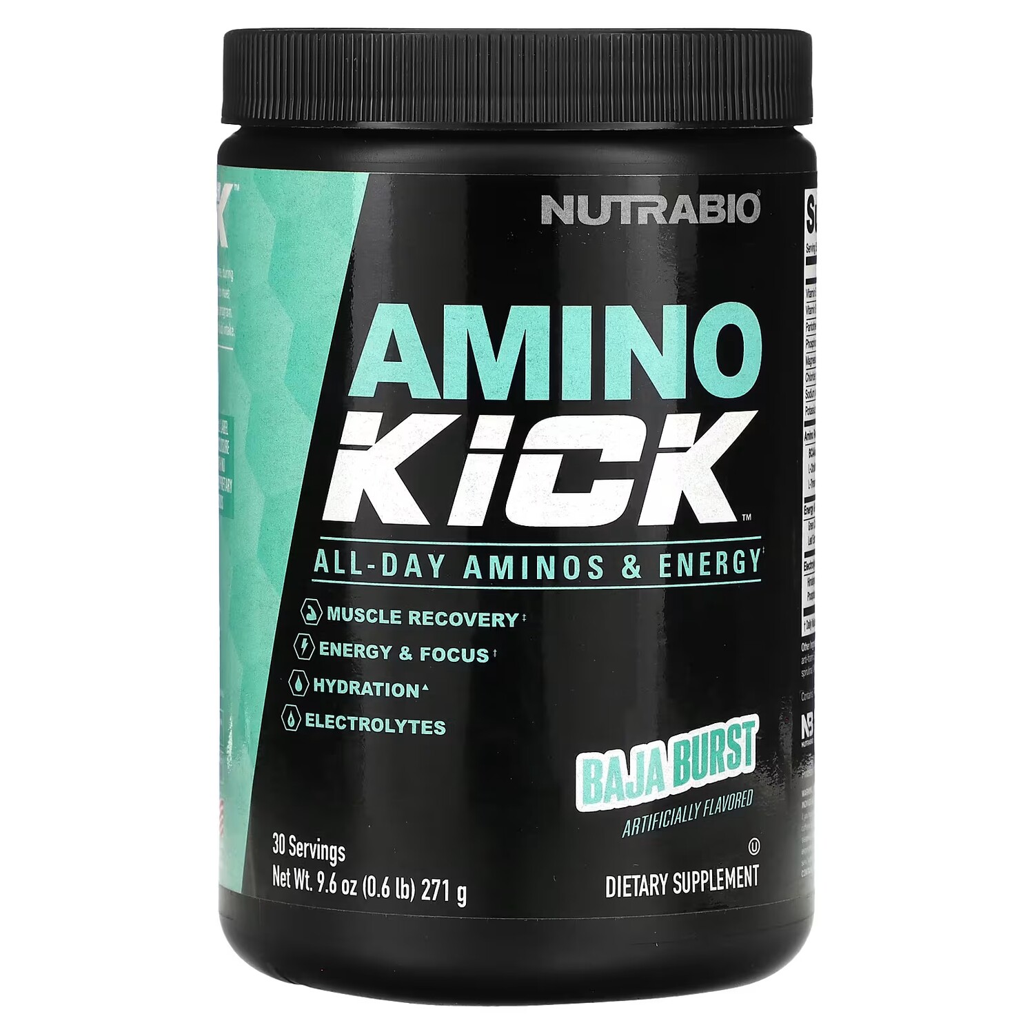 Добавка NutraBio Amino Kick Baja Burst, 271 г 
Добавка NutraBio Amino Kick Baja Burst, 271 г