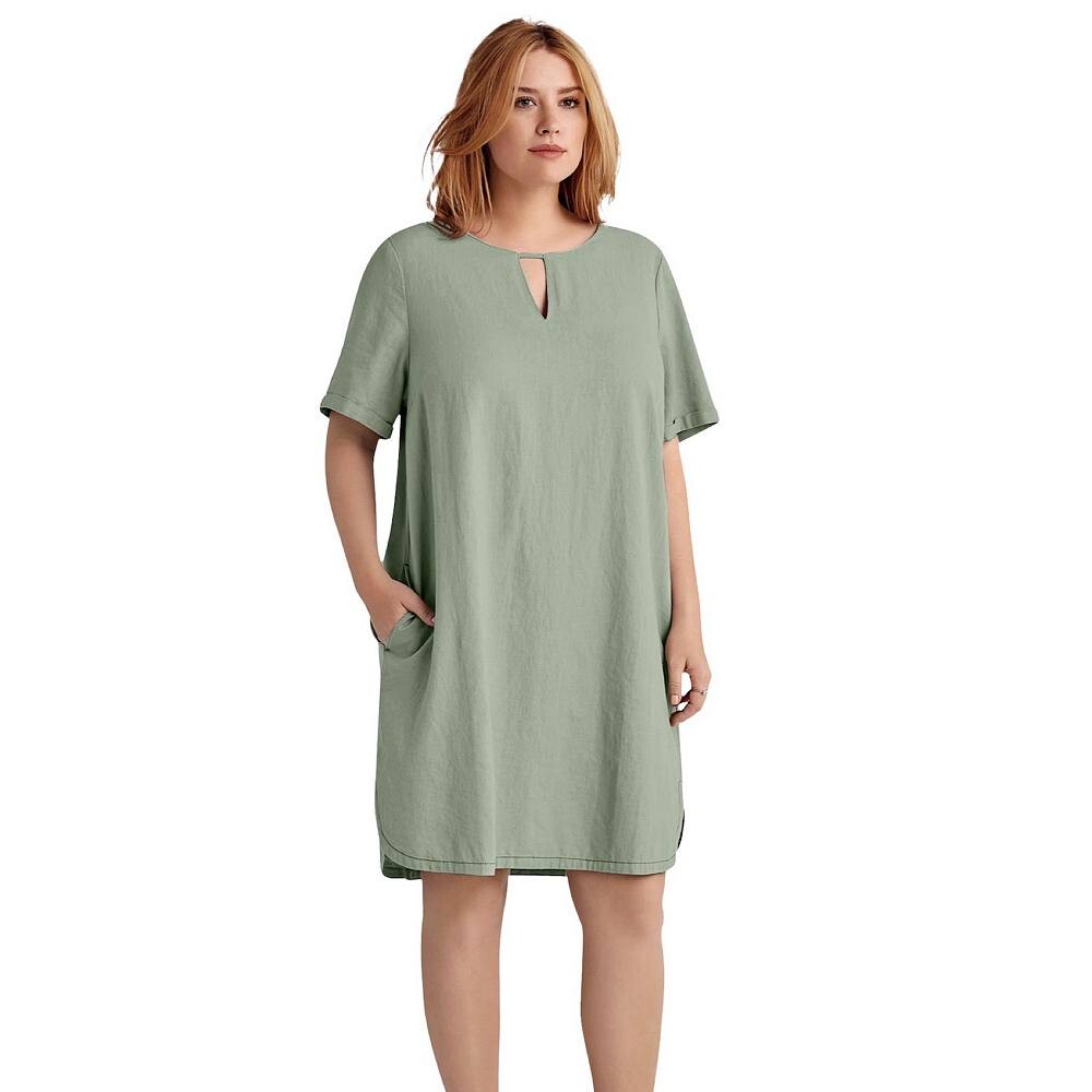 Ellos женское льняное платье трапециевидного силуэта больших размеров, цвет Desert Sage
Ellos женское льняное платье трапециевидного силуэта больших размеров, цвет Desert Sage