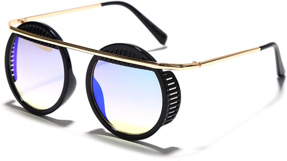 Винтажные солнцезащитные очки в стиле стимпанк для мужчин, круглые очки, металлические солнцезащитные очки в стиле стимпанк для женщин, зеркальные очки с защитой от УФ-излучения UV400 LANGSER, 2mirror Gold
Винтажные солнцезащитные очки в стиле стимпанк для мужчин, круглые очки, металлические солнцезащитные очки в стиле стимпанк для женщин, зеркальные очки с защитой от УФ-излучения UV400 LANGSER, 2mirror Gold