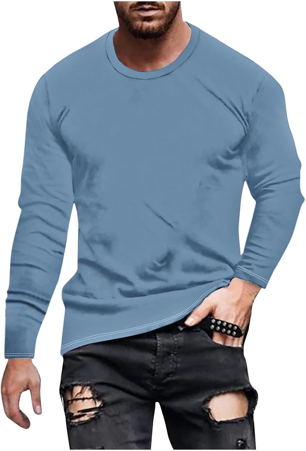 Мужская спортивная футболка Big and Tall с длинным рукавом для тренировок
Мужская спортивная футболка Big and Tall с длинным рукавом для тренировок