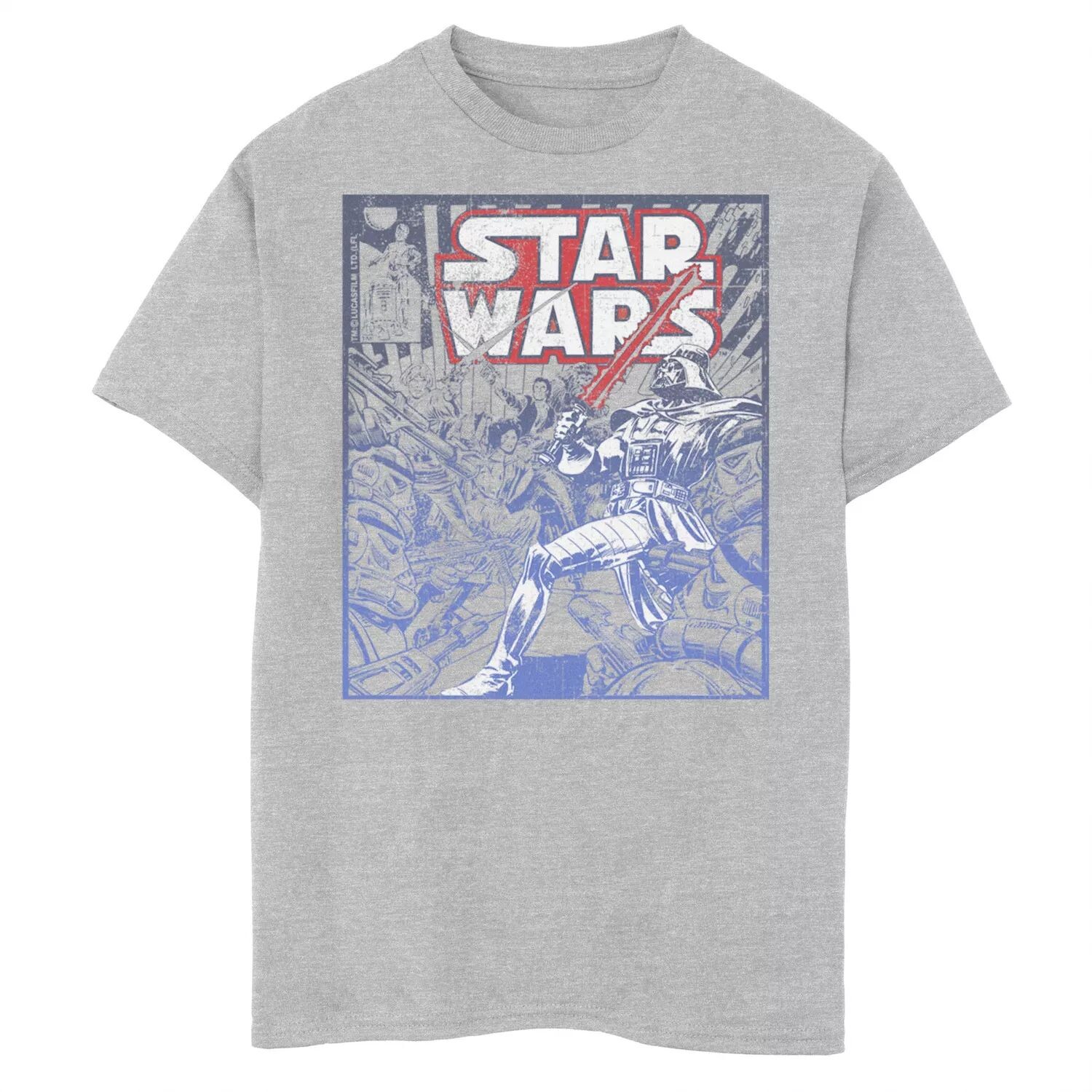 Футболка с рисунком «Звездные войны» для мальчиков 8–20 лет с обложкой комиксов Action Callage Star Wars
Футболка с рисунком «Звездные войны» для мальчиков 8–20 лет с обложкой комиксов Action Callage Star Wars