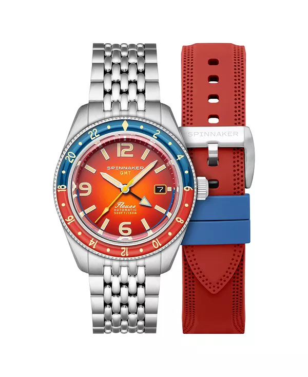 Мужские часы Fleuss GMT с автоматическим механизмом, браслет из нержавеющей стали, 43 мм Spinnaker, red
Мужские часы Fleuss GMT с автоматическим механизмом, браслет из нержавеющей стали, 43 мм Spinnaker, red
