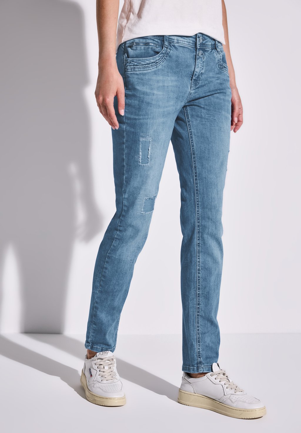 Джинсы облегающего кроя IM DESTROYED-LOOK Street One, светло-голубой
Джинсы облегающего кроя IM DESTROYED-LOOK Street One, светло-голубой