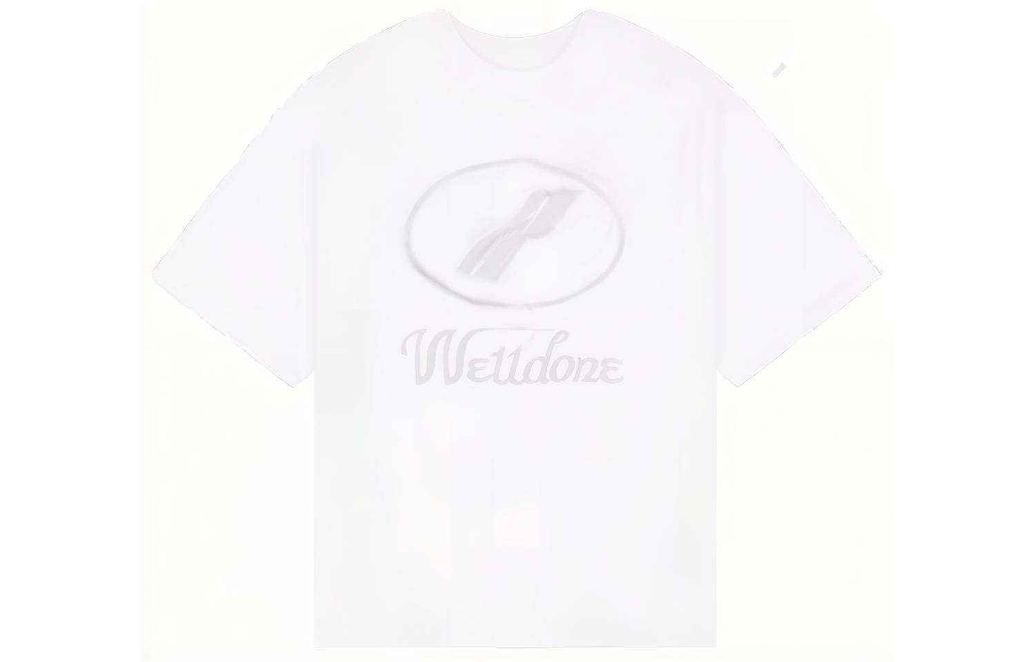 Футболка из хлопка с принтом логотипа WE11DONE белая
Футболка из хлопка с принтом логотипа WE11DONE белая