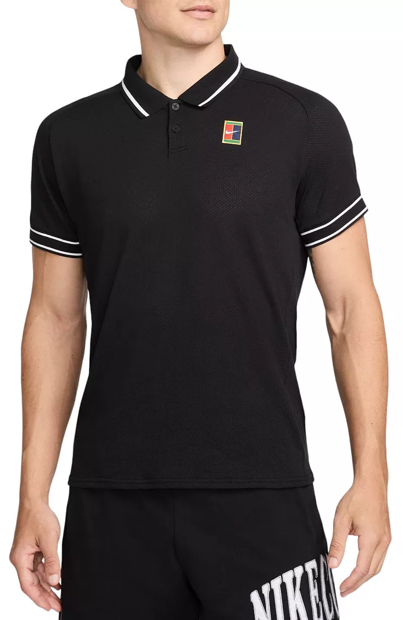 Мужская теннисная футболка-поло NikeCourt Heritage, черный
Мужская теннисная футболка-поло NikeCourt Heritage, черный