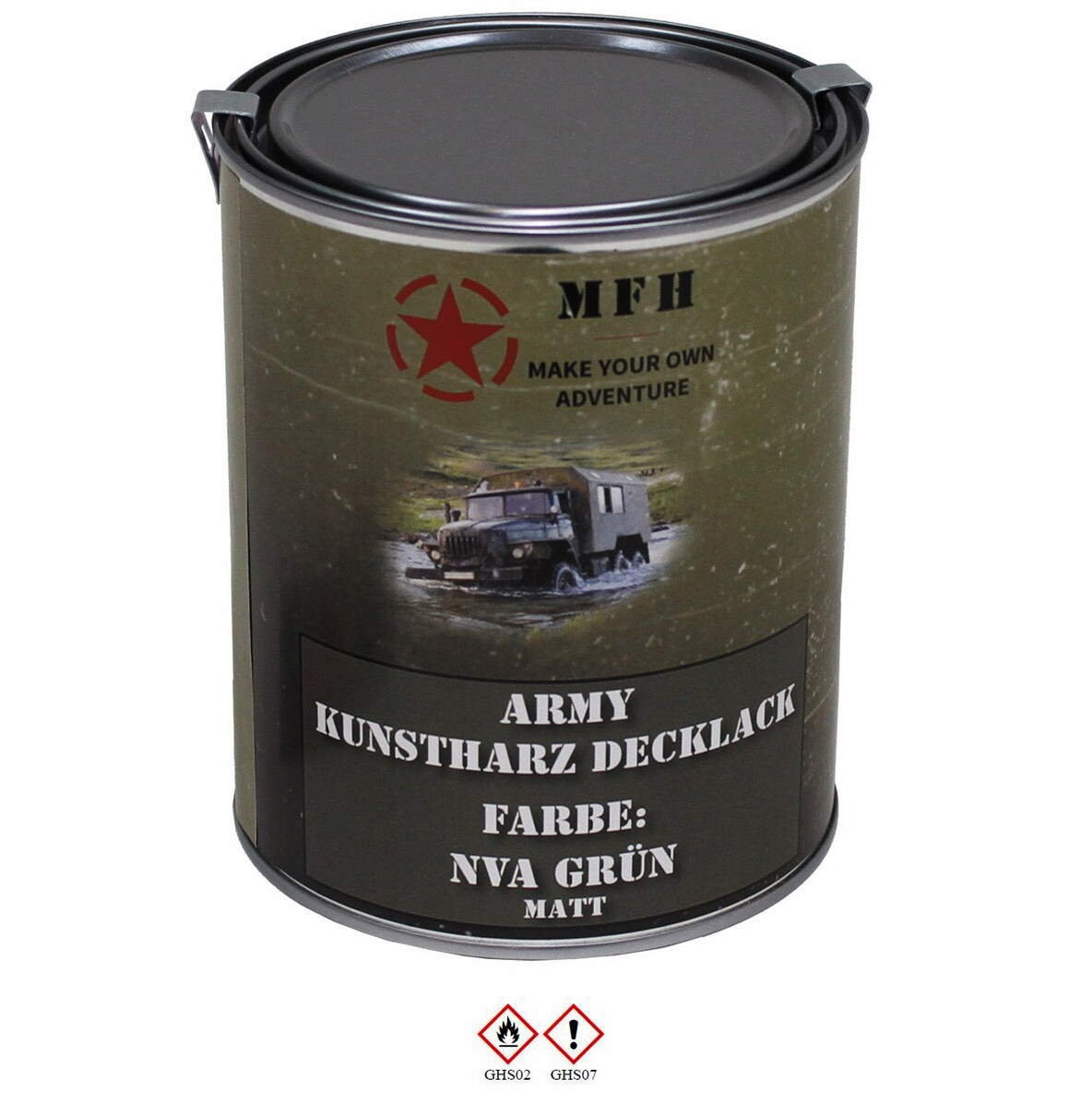 Краска Военная Nva Матовая Зеленая 1 Литр MFH
Краска Военная Nva Матовая Зеленая 1 Литр MFH