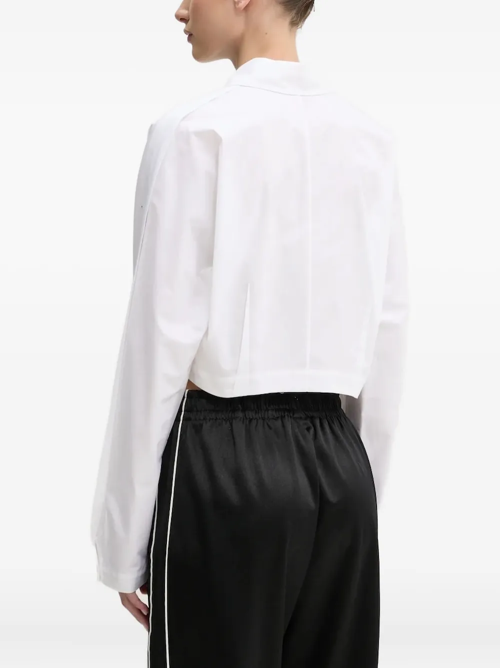 Укороченная рубашка на пуговицах HUGO, белый
Укороченная рубашка на пуговицах HUGO, белый