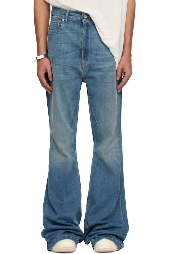 Голливудские джинсы Bolan с расклешенными штанинами Rick Owens Drkshdw, индиго
Голливудские джинсы Bolan с расклешенными штанинами Rick Owens Drkshdw, индиго