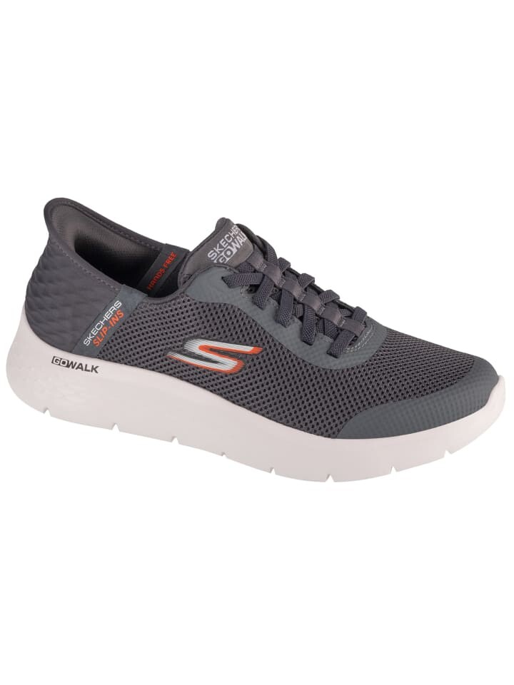 Низкие кроссовки Skechers Slip Ins Go Walk Flex Hands Up, серый
Низкие кроссовки Skechers Slip Ins Go Walk Flex Hands Up, серый