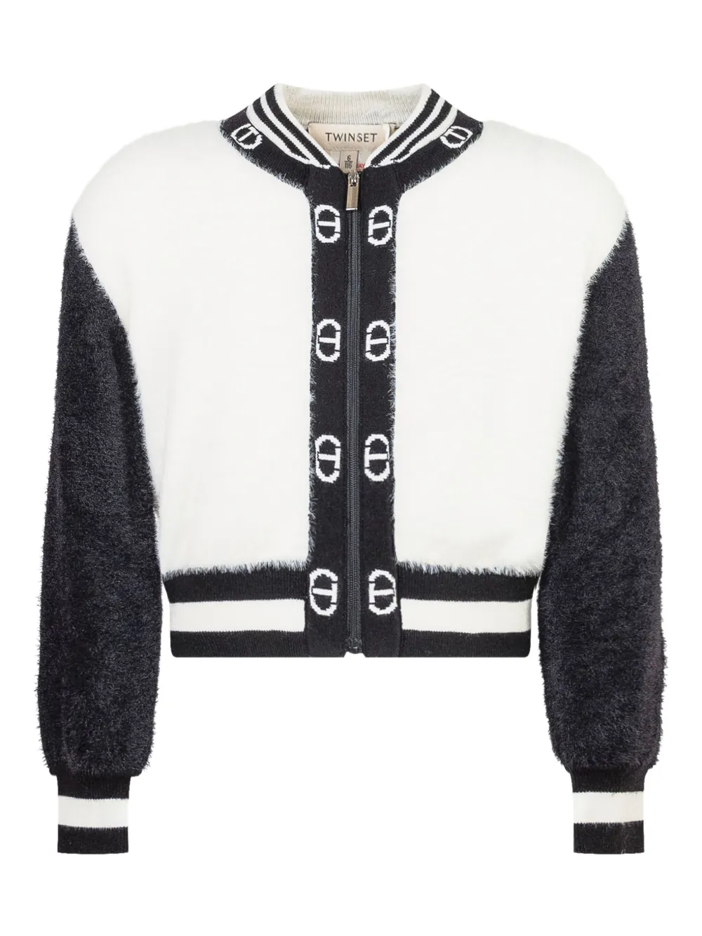 Бомбер в двухцветном исполнении Twinset Kids, белый
Бомбер в двухцветном исполнении Twinset Kids, белый