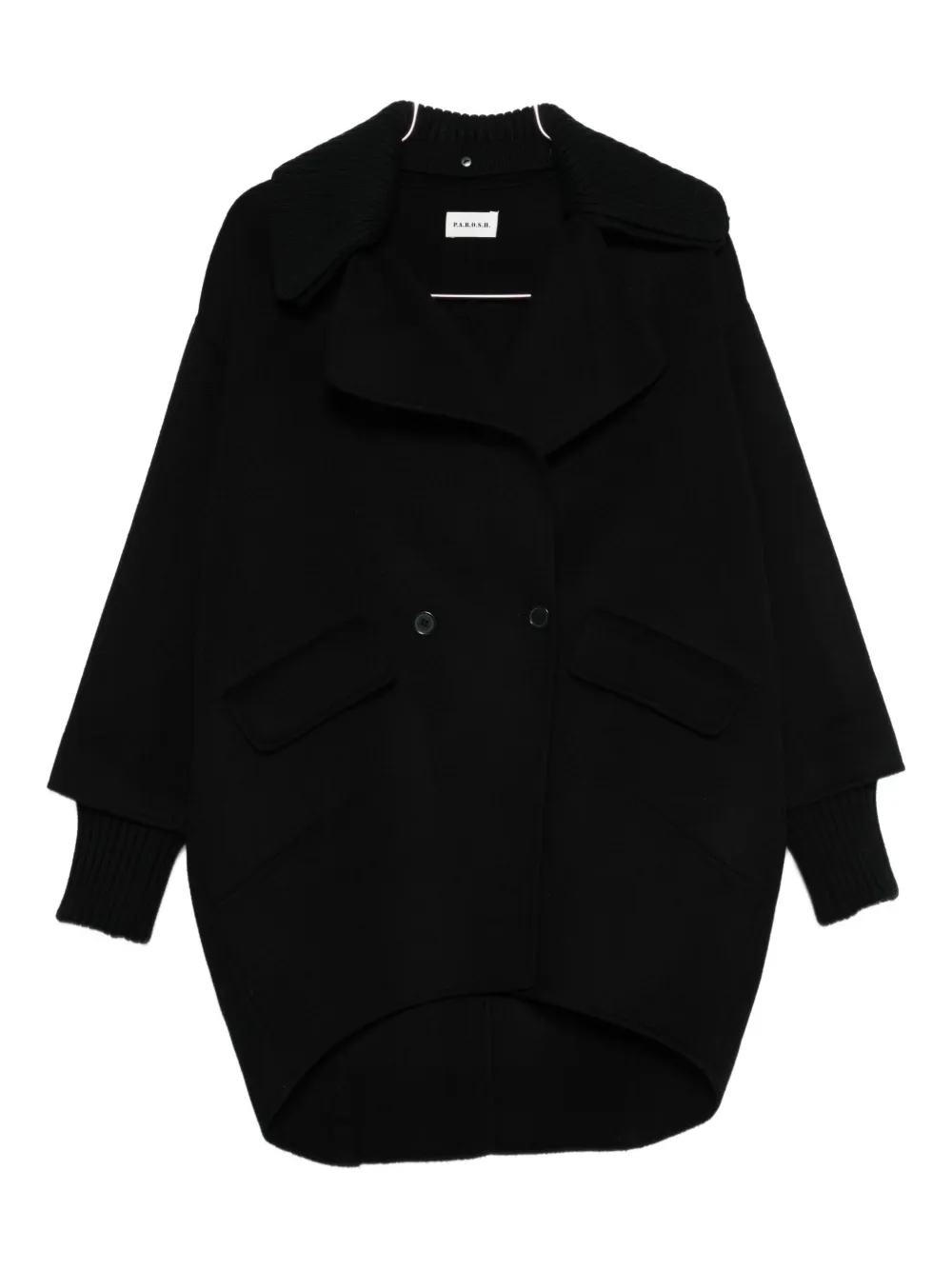 Двубортное пальто P.A.R.O.S.H., черный
Двубортное пальто P.A.R.O.S.H., черный