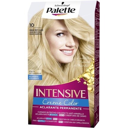 Крем-краска для волос Palette Intense Color Тон 10 
Крем-краска для волос Palette Intense Color Тон 10