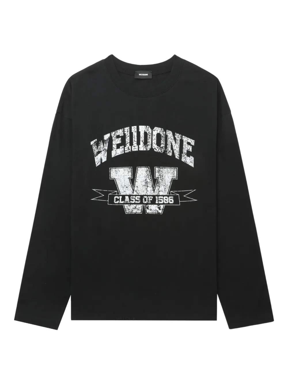 Футболка с длинными рукавами и логотипом We11done, черный
Футболка с длинными рукавами и логотипом We11done, черный