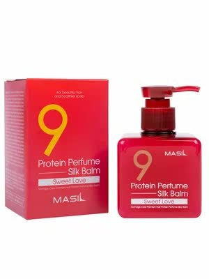 MASIL - 9 Protein Perfume Silk Balm Sweet Love - Протеиновый бальзам для волос против термического повреждения - 180 мл
MASIL - 9 Protein Perfume Silk Balm Sweet Love - Протеиновый бальзам для волос против термического повреждения - 180 мл
